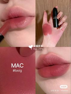 Mac Satin Lipstick, Kiss Lipstick, Makeup Accesories, Lip Makeup Tutorial, Burning Love, Pinterest Makeup, Fancy Makeup, Satin Lipstick, Makeup Looks Tutorial