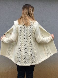 Hand knitted Ivory Coat Cardigan White Cable by Istanbulknit Boyfriend Coat, Ivory Cardigan, Shawl Collar Cardigan, Soft Cardigan, Chunky Knit Cardigan, Cable Knit Cardigan, White Cardigan, Plus Size Sweaters, Shawl Collar