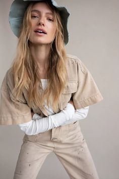 Marci Coverall, Coverall Outfit, Free People Store, Empire Waistline, Bohemian Fashion, Style Outfits, Boho Clothing, Beauty Shop, Lifestyle Brand