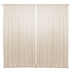 the curtain is closed and ready to be hung in front of a white wall or window