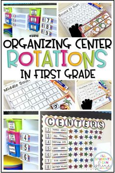 organizing center stations in first grade