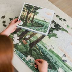 Our Sunlit Evening Puzzle contains 500 pieces of fun for the whole family, featuring hand-painted artwork of a sunlit evening scene. Recommended for ages 8+, our puzzle offers the perfect amount of challenge. This puzzle will provide hours of entertainment to groups looking for a fun activity to complete together or an individual wanting to relax and unwind. The quality of our Sunlit Evening Puzzle is durable and guaranteed to create memories for years to come. Visual Wishlist, Of Challenge, Puzzle Art, Time Lapse Video, Hand Painted Artwork, Opening Day, Perfect Gift For Mom, Diy Painting, Fun Activities