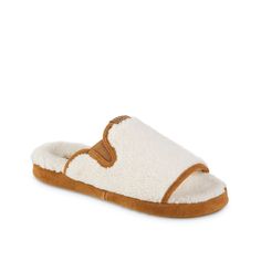 Acorn-Harbor Slide Slipper - Women's Crafted from recycled materials, the Harbor slide slipper from Acorn is a cozy and sustainable add to your wardrobe. Cloud Cushion™ padding offers ample comfort. Cozy Brown Slippers With Textured Footbed, Comfy White Slippers With Textured Footbed, Comfortable White Slippers With Cushioned Footbed, Comfy Cream Slippers With Cushioned Footbed, Comfortable Cream Synthetic Slippers, Cozy Open Toe Slippers With Cushioned Footbed, Comfortable Cream Open Toe Slippers, Comfortable Brown Slide Slippers, Comfortable Beige Slide Slippers