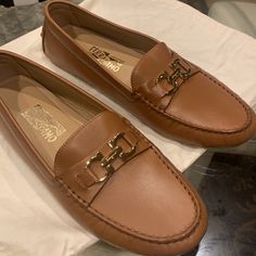 Salvatore Ferragamo Leather Brown Loafers Bought Overseas Never Worn Sz 9.5 Brown Loafers, Salvatore Ferragamo Shoes, Ferragamo Shoes, Salvatore Ferragamo, Flat Shoes Women, Loafer Flats, Limited Time, Loafers, Women Shoes