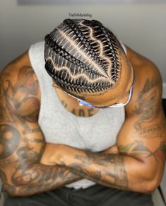 Men's Braids With Fade, Men’s Stitch Braids With Design, Simple Mens Braids, Men’s Straight Back Cornrows, Stitch Braids Men Design, Black Men’s Stitch Braids, 4 Stitch Braids Men, Boy Stitch Braids, Stitch Braids With Design Men