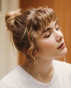 Bangs Wedding Hair, Haircut Inspiration, Hair Brained, Cut My Hair, Bridesmaid Hair