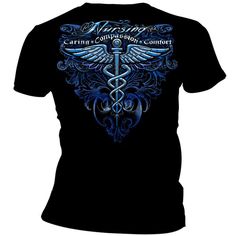 Show your support for our awesome Nurses and where this Nursing Silver Wings T-Shirt with pride! 100% Cotton Vibrant Screenprinted T-Shirt with Front and Back Print Estimated Delivery 3 - 7 Days LIMITED TIME ONLY! NOT SOLD IN STORES Secure Checkout via: Mastercard - Visa - Amex - PayPal PRINTED AND SHIPPED FROM THE USA CLICK BUY IT NOW! AND CHOOSE YOUR QUANTITY AND SIZE Black T-shirt With Graphic Print For Awareness Events, Black Graphic Print T-shirt For Awareness Events, Graphic Print Tops For Awareness Events, Crew Neck Top With Graphic Print For Awareness Events, Graphic Print Crew Neck Top For Awareness Events, Black Short Sleeve Tops For Awareness Events, Pre-shrunk Short Sleeve T-shirt For Awareness Events, Silver Wings, Nursing Tshirts