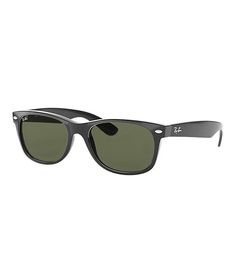 Ray-Ban New Wayfarer Classic Sunglasses - Black , Women's Black Nylon frame sunglasses Green Classic G-15? lenses 100% UV protection Soft shell case included. Apparel & Accessories Wayfarer Sunglasses With Uv Protection For Travel, Polarized Wayfarer Sunglasses For Travel, Travel Wayfarer Sunglasses With Uv Protection, Travel Wayfarer Sunglasses With Polarized Lenses, Wayfarer Sunglasses With Gradient Lenses For Travel, Wayfarer Sunglasses With Tinted Lenses For Travel, Mirrored Wayfarer Sunglasses For Travel, Travel Wayfarer Sunglasses With Tinted Lenses, Classic Wayfarer Sunglasses For Travel