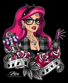 No problem Pin Up Girl Tattoos, Girl Tattoo, True Art, Stay True, Up Girl, Girl Tattoos, A Girl, Pin Up