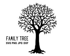 the family tree svg file