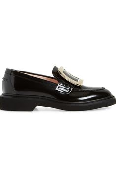 Roger Vivier Viv Rangers Buckle Leather Loafer (Women) | Nordstrom Patent Leather Platform Loafers With Flat Heel, Formal Patent Leather Platform Loafers With Round Toe, Formal Round Toe Platform Loafers In Patent Leather, Elegant Patent Leather Platform Loafers With Lug Sole, Elegant Patent Leather Platform Loafers With Round Toe, Elegant Platform Loafers With Round Toe In Patent Leather, Business Patent Leather Loafers With Flat Heel, Luxury Loafers With Buckle Closure For Work, Business Patent Leather Loafers