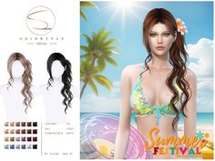 Sims 4 Samoan Cc, Sims Cc Patreon, Sims 4 Mods Hair, Fantasy Gods, The Sims Cc, Sims4 Mod, Hair Ts4, Blender Scenes, Cc Patreon