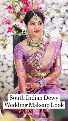 Dewy Wedding Makeup, Pattu Saree Blouse Designs, Best Blouse Designs, Indian Bride Outfits, Traditional Blouse Designs, Latest Model Blouse Designs