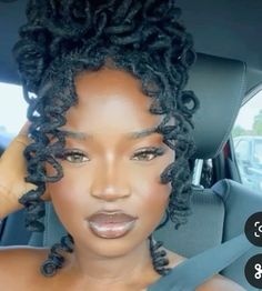 Loc Ponytail With Curls, Loc Curls Updo, Loc Styles Medium Curls, Hairstyles For Dreadlocks For Women, Loc'd Wedding Styles, Bridal Hairstyles For Dreadlocks, Prom Loc Styles For Women, Beautiful Loc Styles, Classy Loc Hairstyles