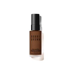 16-hour, medium coverage matte formula | Bobbi Brown Mini Skin Long-Wear Weightless Foundation SPF15, Neutral Chestnut (N-100) - 13 ml | Apply to clean, moisturized skin with a sponge or the brush of your choice—use Bobbi Brown's Foundation Brush or Full Coverage Face Brush (both sold separately) for best results.Fresh, Healthy-Looking Skin in 3 Steps: Prep: Apply Vitamin Enriched Face Base to hydrate, smooth and prime skin for makeup application. Correct: Apply Corrector to areas of discolorati Bobbi Brown Foundation, Cold Fusion, Face Blender, Skin Undertones, Oil Free Moisturizers, Too Faced Foundation, Face Brush, Foundation Brush, Liquid Foundation