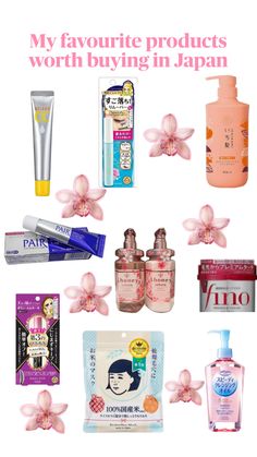 various products are shown with the words my favorite products worth buying in japan