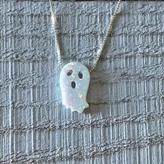 Hey, I found this really awesome Etsy listing at https://www.etsy.com/listing/871387510/ghost-opal-necklaceboo-pendanthalloween Nickel-free Halloween Party Necklace, Novelty Halloween Party Necklaces, Handmade Jewelry For Halloween Party, Handmade Halloween Party Jewelry, Adjustable Necklaces For Halloween Costume Party, Hypoallergenic Jewelry For Halloween Party, Spooky Halloween Party Jewelry, Hypoallergenic White Jewelry For Halloween, Cute Halloween Party Jewelry