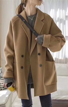 Top Best western winter fashion For women 2023 Brown Coat Outfit, Women Wool Coat, Fall Fashion Coats, Coat Closet, Beige Coat, Long Coat Women, Women Coat, Maxi Coat, Double Breasted Trench Coat