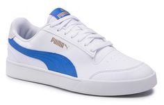 Puma Shuffle Sneakers/Shoes Puma Sneakers Men, Puma Sneakers, Blue Sneakers, Men's Clothes, Sneakers Shoes, Sneakers White, Puma Sneaker, White Blue, Shoes Sneakers