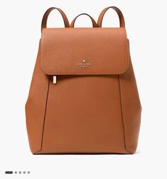 Lena Large Flap Backpack in Warm Gingerbread Kate Spade Outlet, Flap Backpack, Soft Leather, Gingerbread, Outlet, Kate Spade, Backpacks, Gym, Leather