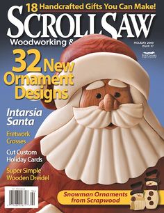 a magazine cover with a santa clause on it's face and the words scooli saw