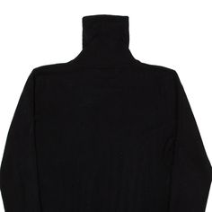 Item is in good used condition. >Size: S >Armpit To Armpit: 17" >Armpit To Cuff: 18" >Collar To Hem: 24" Fitted Sweater With Ribbed Cuffs For Streetwear, Fitted Sweater For Winter Streetwear, Winter Black Ribbed Turtleneck, Classic Black Stretch Turtleneck, Fitted Black Turtleneck Sweater, Fitted Black Ribbed Turtleneck, Black Fitted Turtleneck Sweater, Black Ribbed Fitted Turtleneck, Fitted Black Turtleneck With Ribbed Collar