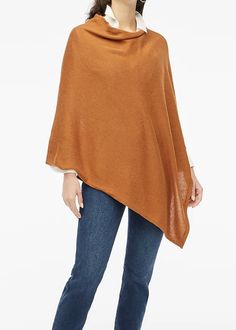 Versatile Fall Poncho, Trendy Oversized Batwing Sleeve Poncho, Trendy Oversized Poncho With Batwing Sleeves, Fall Layering Shawl Poncho, Oversized Cashmere Poncho, Trendy Batwing Sleeve Poncho For Fall, Chic Batwing Sleeve Poncho For Fall, Oversized Shawl Poncho, Chic One-size Poncho For Fall