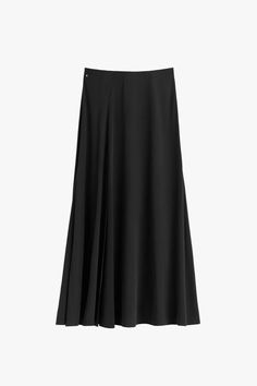 Our favorite statement skirt, now updated in Washable Silk, with a flowy, comfortable silhouette. Black Flowy Skirt, Black Silk Skirt, Dusk Blue, Statement Skirt, Silk Maxi Skirt, Silk Maxi, Favorite Sweater, Wardrobe Style, Silk Skirt