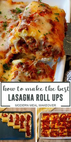 how to make the best lasagna roll ups