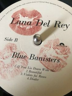 the label for lana del ray's blue banisters album, which was released in 1994