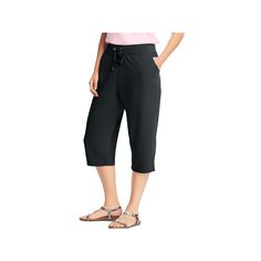 These women's Just My Size capris are a feel-good addition to your active wardrobe.PRODUCT FEATURESSoft French terry constructionTag-free design2-pocketFIT & SIZING19-in. inseamMidrise sits above the hipRelaxed fit from hip to hemDrawstring-elastic waistbandFABRIC & CARECotton, polyesterMachine washImported Size: 4X. Color: Black. Gender: female. Age Group: adult. Casual Black Capris For Sports, Casual Knee-length Workout Capris, Casual Black Knee-length Capris, Just My Size, My Size, Just Me, French Terry, Fabric Care, Gender Female