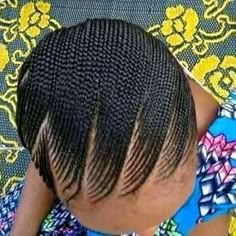 Pin by leticia on BRAIDS in 2021 | African hair braiding styles, African braids style… | African hair braiding styles, Natural hair braids, Natural hair styles easy Tiny Weaving With Natural Hair, Pencil Hairstyles, Styles Natural Hair, Latest Hair Braids, Cornrows Braids For Black Women, Braiding Styles