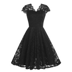 PRICES MAY VARY. Elegant semi formal dresses for women vintage 50s 60s floral lace short sleeve dress, V neck empire waist knee length black lace dress wedding dress bridesmaid dresses tea party dress for women, women's formal dresses women's cocktail dresses. Formal dresses for women evening party, 50s style dress for women summer casual skater midi dress stretchy flared a-line party dress for women. Evening gowns for women formal midi dresses for women formal evening dresses gala dresses. Blac 50s Goth, Black Lace Wedding Dress, Floral Lace Shorts, Embroidery Vintage, Illusion Dress, Formal Party Dress, Womens Cocktail Dresses, Elegant Dresses For Women, Vestidos Vintage