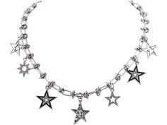 PRICES MAY VARY. Everyday fashion can be simple and delicate with our Star Pendant Choker Necklaces Jewelry Collection for Teen Girls and Women that would give you a trendy and slay vibe Star stands for Truth, Spirit, Hope and Divine Power. Rock your outfits with our collection and spread the vibes wherever you are Our Star Necklace Y2K is made from a 17.1" barbed wired stainless steel chain, various punk rock star pendants, 2" extender with lobster clasp Our motto is Confidence - if you have it Punk Star-shaped Necklace For Parties, Trendy Star-shaped Metal Charm Necklaces, Trendy Metal Charm Necklace With Star Charm, Trendy Star Charm Necklaces For Parties, Trendy Star-shaped Charm Necklaces For Parties, Trendy Adjustable Star Charm Necklace, Adjustable Trendy Star Charm Necklace, Trendy Star-shaped Charm Necklace With Adjustable Chain, Trendy Star Charm Necklace With Adjustable Chain