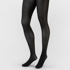 Women's 50D High Waist CT Opaque Tights Socks - A New Day Black M/L Elegant Black Over-the-knee Bottoms, Fitted Classic Thigh High Hosiery, Classic Fitted Thigh-high Hosiery, Classic Fitted Thigh High Hosiery, Solid Short Length Stretch Hosiery, Elegant Short-length Fitted Tights, Elegant Short-length Tights, Fitted Mid-thigh Tights, Classic Elastane Legwear