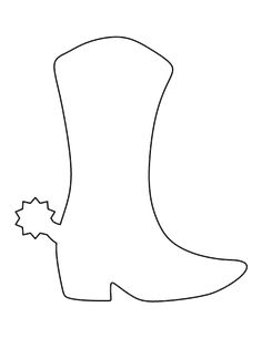 a drawing of a boot with stars on the bottom and heel, as well as an outline