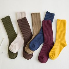 Step back in time with our Retro Autumn Loose Socks. This set includes 1 piece of casual socks with a middle tube height, reminiscent of classic retro fashion. Featuring a solid pattern, these socks exude timeless elegance. Crafted from comfortable cotton, they provide a cozy and breathable feel. Designed for women, these socks are available in one size, making them versatile and easy to wear. Whether you're heading to work or going for a stroll, our Retro Autumn Loose Socks will add a touch of Loose Socks, Solid Socks, Winter Socks, Retro Women, Calf Socks, Tube Socks, Colorful Socks, Knee High Socks, Athletic Fashion