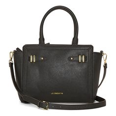 This Liz Claiborne women's Mini Tuxedo tote bag will become one of your favorites in your rotation thanks to its modern elegant design. This monogrammed style has a smooth faux leather trim, gold-tone hardware accents, and multiple pockets to hold your essentials. Adjust the shoulder strap to wear crossbody or carry it from the top handles. Features: Adjustable Straps, Removable Straps, PocketClosure Type: ZipperPockets: 1 Inside Slip Pocket, 3 Inside Zip PocketsMetal Color: Gold ToneMeasurement Double Handle Satchel With Pockets, Elegant Daily Use Bags With Pockets, Travel Bag With Pockets And Top Handle, Top Handle Bag With Zipper Closure For Work, Workwear Top Handle Bag With Zipper, Daily Use Top Handle Bags With Pockets, Chic Rectangular Satchel With Pockets, Elegant Tote Bag With Pockets, Modern Double Handle Bags With Pockets