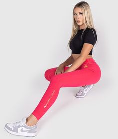 Introducing Sakura Seamless. We've reinvented our leggings to create these easy-wearing and ultra-comfortable full-length seamless designs. Complete with a high waist and fitted legs to hug and show off your figure. HT Dot and Kanji branding finish off these leggings which are sure to become a staple in your day-to-day wardrobe. Also comes in Black, Green and Grape colors! Grape Color, Hot Leggings, Online Promotion, Be Back Soon, Seamless Leggings, Height And Weight, Easy Wear, Black Green, Berry