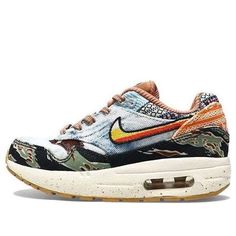 (PS) Nike Concepts x Air Max 1 SP 'Heavy' DR2362-700 (SNKR/Retro/Low Top) Shoes Sneakers Nike, Nike Air Max 1, New Uses, Hot Sneakers, Air Max 1, Adidas Yeezy, Jordan Retro, Stylish Sneakers, Woodstock