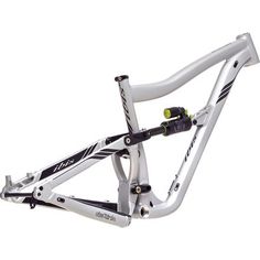 the front end of a white bicycle on a white background