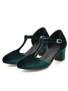 Retro T-Strap Mary Jane High Heel Shoes – Retro Stage - Chic Vintage Dresses and Accessories Mary Jane High Heels, Coat Shoes, Elegant Sandals, Chic Sandals, Block Heel Shoes, Thick Heel, Buckle Sandals, Thick Heels, Rubber Heels