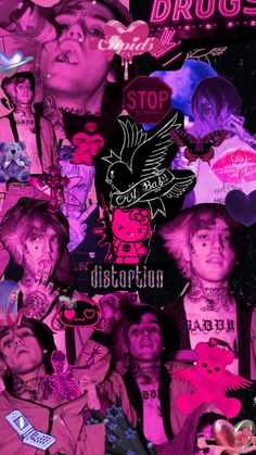 lil peep pfp Lil Peep And Lil Tracy Wallpaper, Pfp Lil Peep, Hellboy Wallpaper, Lil Peep Merch, Lil Tracy