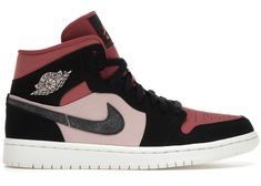 Jordan 1 Mids, Authentic Jordans, Nike Shoes Girls, Air Jordan 1 Mid Se, Nike Air Jordan 1 Mid, Tenis Nike, Personalized Shoes, Boots Are Made For Walking, Awesome Shoes