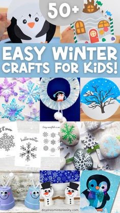 50 easy and fun winter crafts for kids