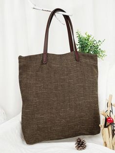 Sku BFXB-SL004 Material Linen cotton Color Red,Beige,Coffee Size 36cm*40cm Occasion Casual Casual Solid Color Bags For Fall, Brown Bags For Shopping, Brown Solid Color Tote Bag, Brown Shopping Bags With Solid Color, Brown Solid Color Shopping Bag, Casual Brown Rectangular Shoulder Bag, Casual Cotton Bag With Large Capacity, Brown Solid Color Satchel Hobo Bag, Casual Large Capacity Cotton Bag