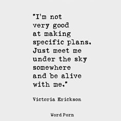 the words victoria ericson are written in black and white