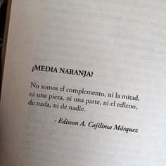 an open book with the words media narnja written in spanish and english on it