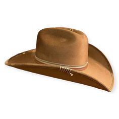 We wanted a more feminine cowboy hat but without leaving out the western feel. Loved the outcome simple but with a whole lot of cute details .  Size (M 57-58cm)  We can make in other sizes but this will be a made to order hat.  This hat has an elastic band in the bottom for better fit .  Material : vegan suede Cowboy Hut, Brown Cowboy Hat, Hat Png, Feel Loved, Cowboy Hat, Elastic Band, Cowboy Hats, Caps Hats, San Diego