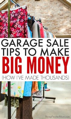 garage sale tips to make big money how i've made thousands